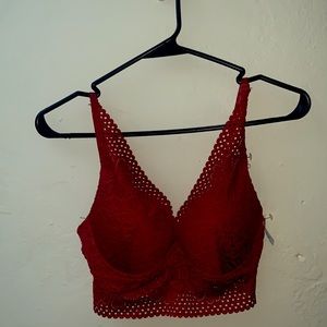 Red Push-Up Bralette